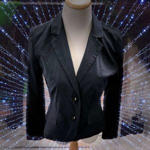 Liz Claiborne blue striped blazer